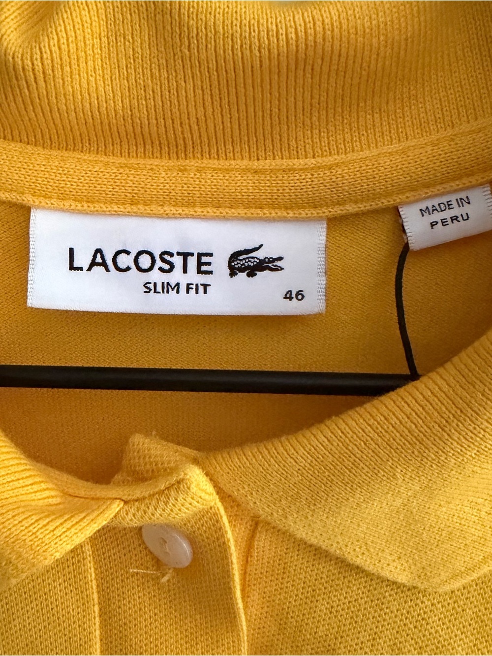 NWT Lacoste Slim Fit Polo Size 46 /XL - Picture 4 of 11
